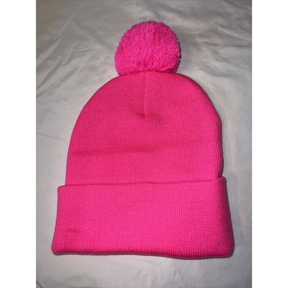 Lions Not Sheep‎ Beanie Pink Pom Pom NEW - Picture 2 of 2